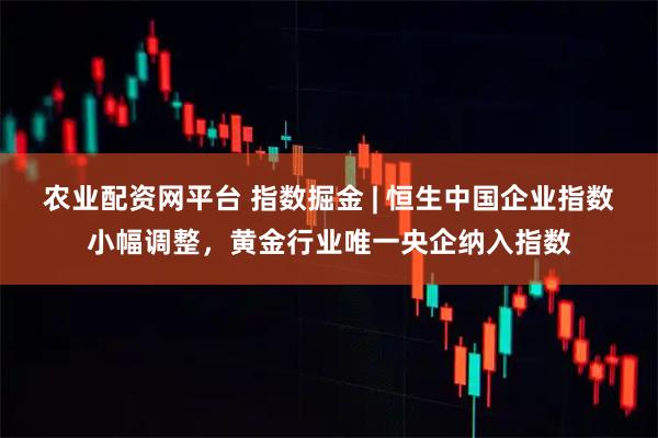 农业配资网平台 指数掘金 | 恒生中国企业指数小幅调整，黄金行业唯一央企纳入指数
